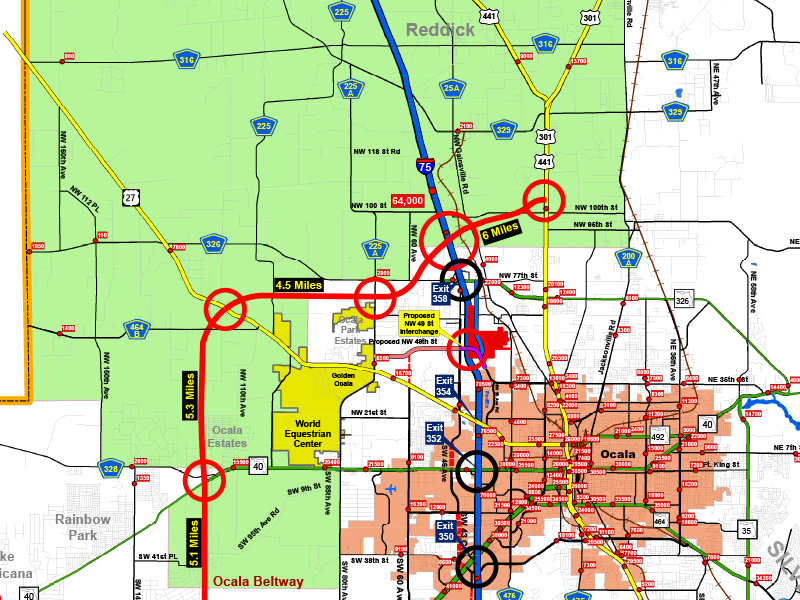 West Ocala Beltway Map