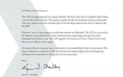 Ocala/Marion County CEP Goes on Record Supporting Farmland Preservation Area