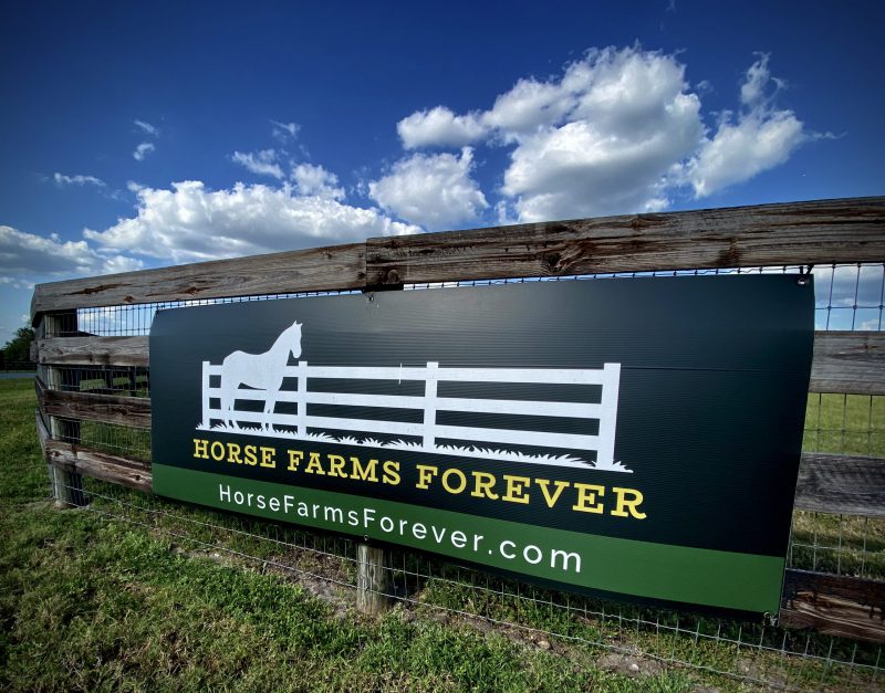 Good News for the Farmland Preservation Area Horse Farms Forever