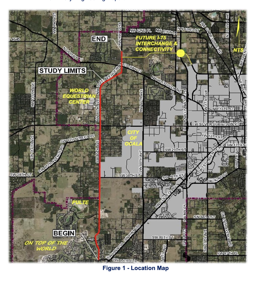 13.6 Mile Road Project Map